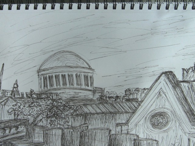The Four Courts Sketch