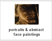 portraits & abstract face paintings